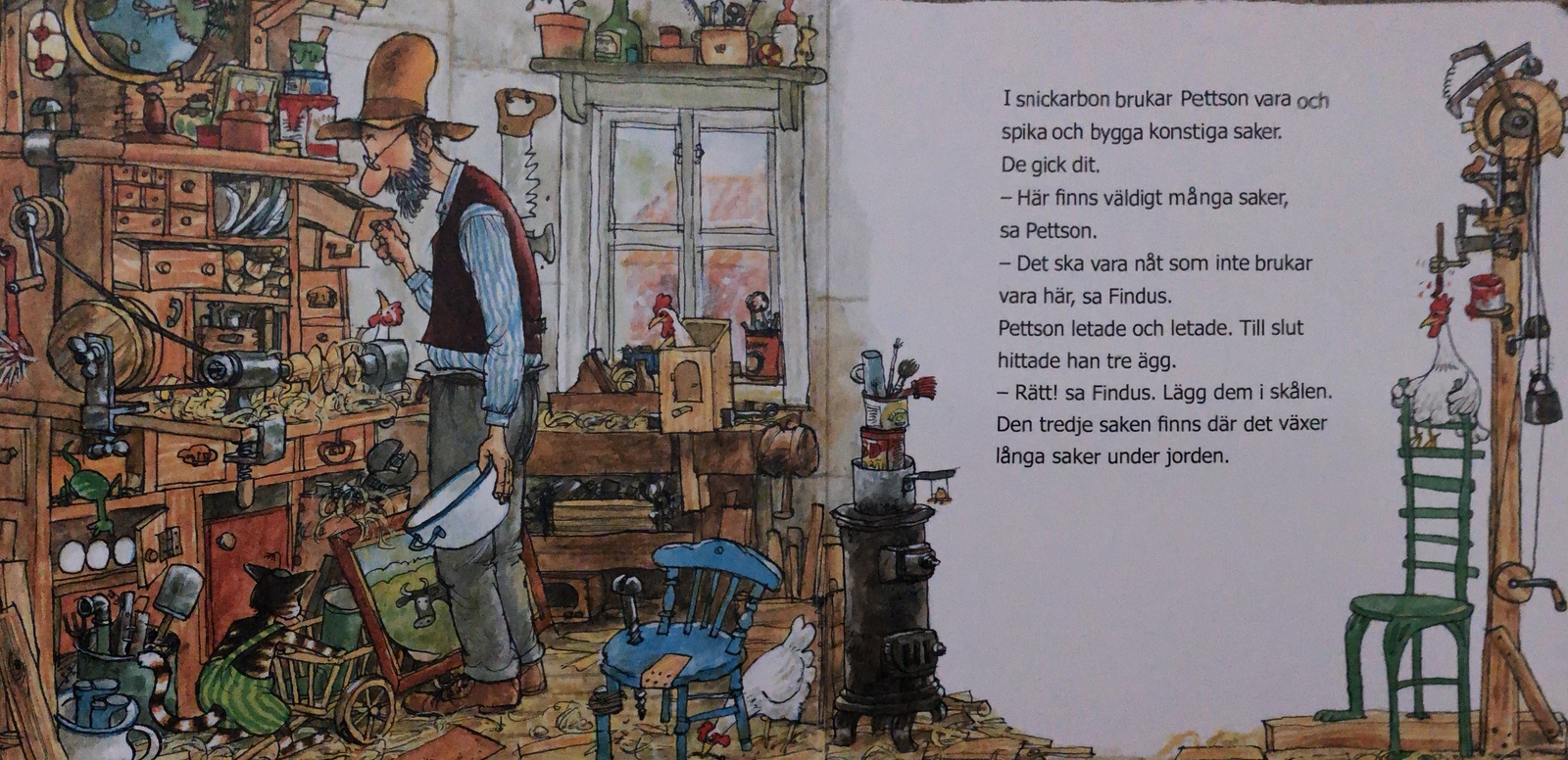 Sophies sagohörna, Sven Nordqvist, Känner du Pettson och Findus, Pettson och Findus,
