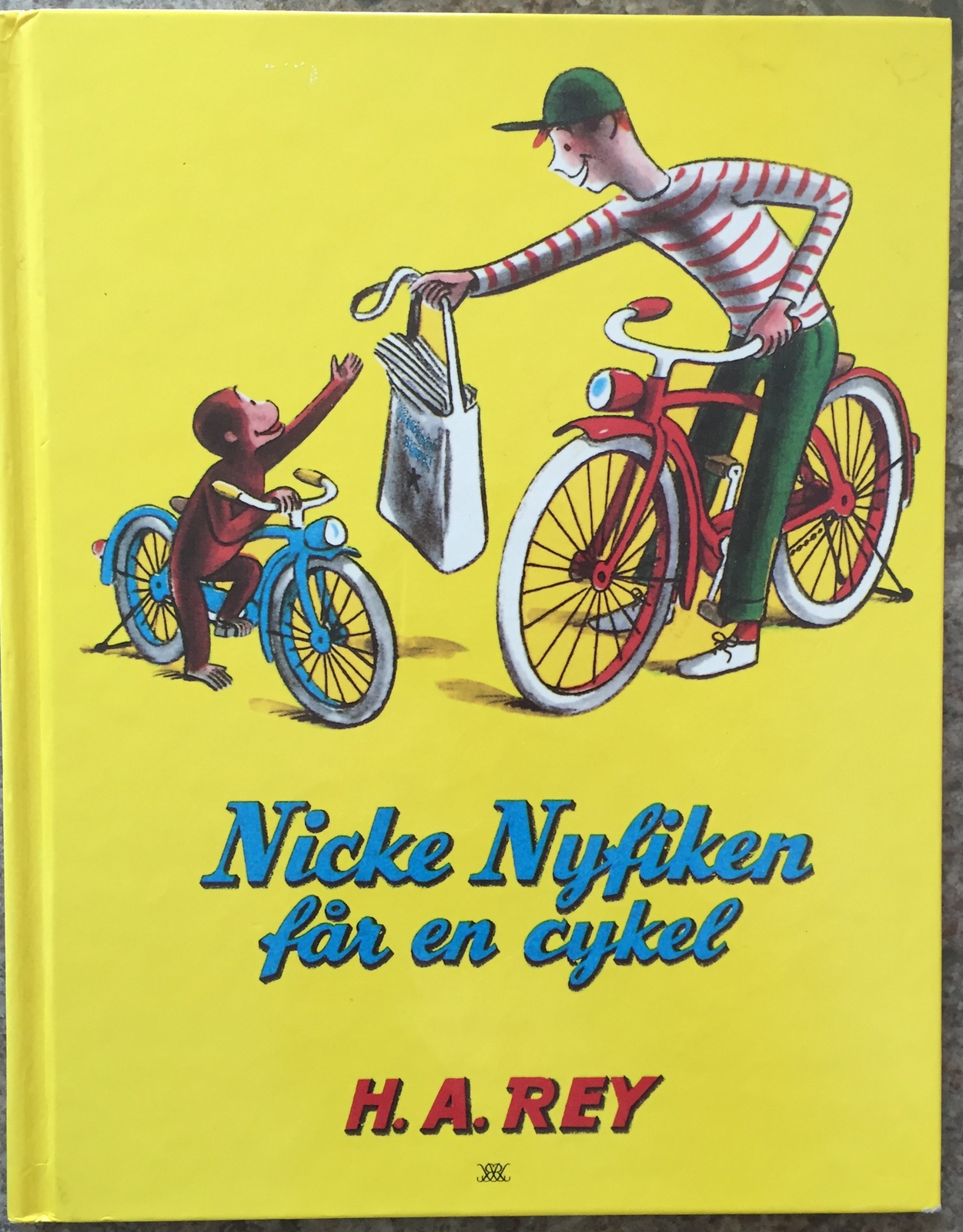 Nicke Nyfiken, Nicke Nyfiken får en cykel, Sophies Sagohörna, H.A.Rey,