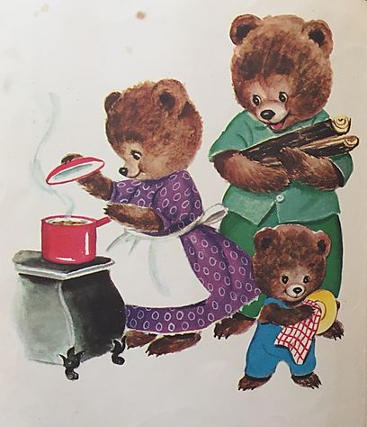 Guldlock och de tre björnarna, sophies Sagohörna,