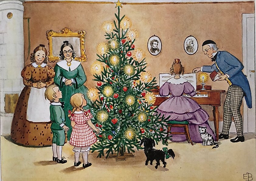 Julsaga, Petter och Lottas Jul, Elsa Beskow, Sophies Sagohörna,