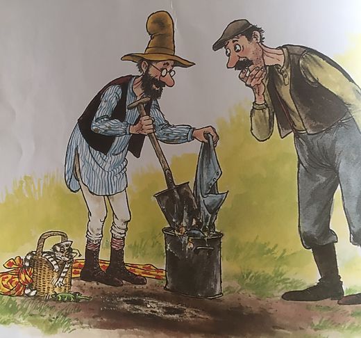 Pettson och Findus, Pannkakstårtan, Sven Nordqvist, Sophies Sagohörna,