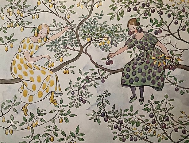 Sophies Sagohörna, Elsa Beskow, Lasse-liten i trädgården,
